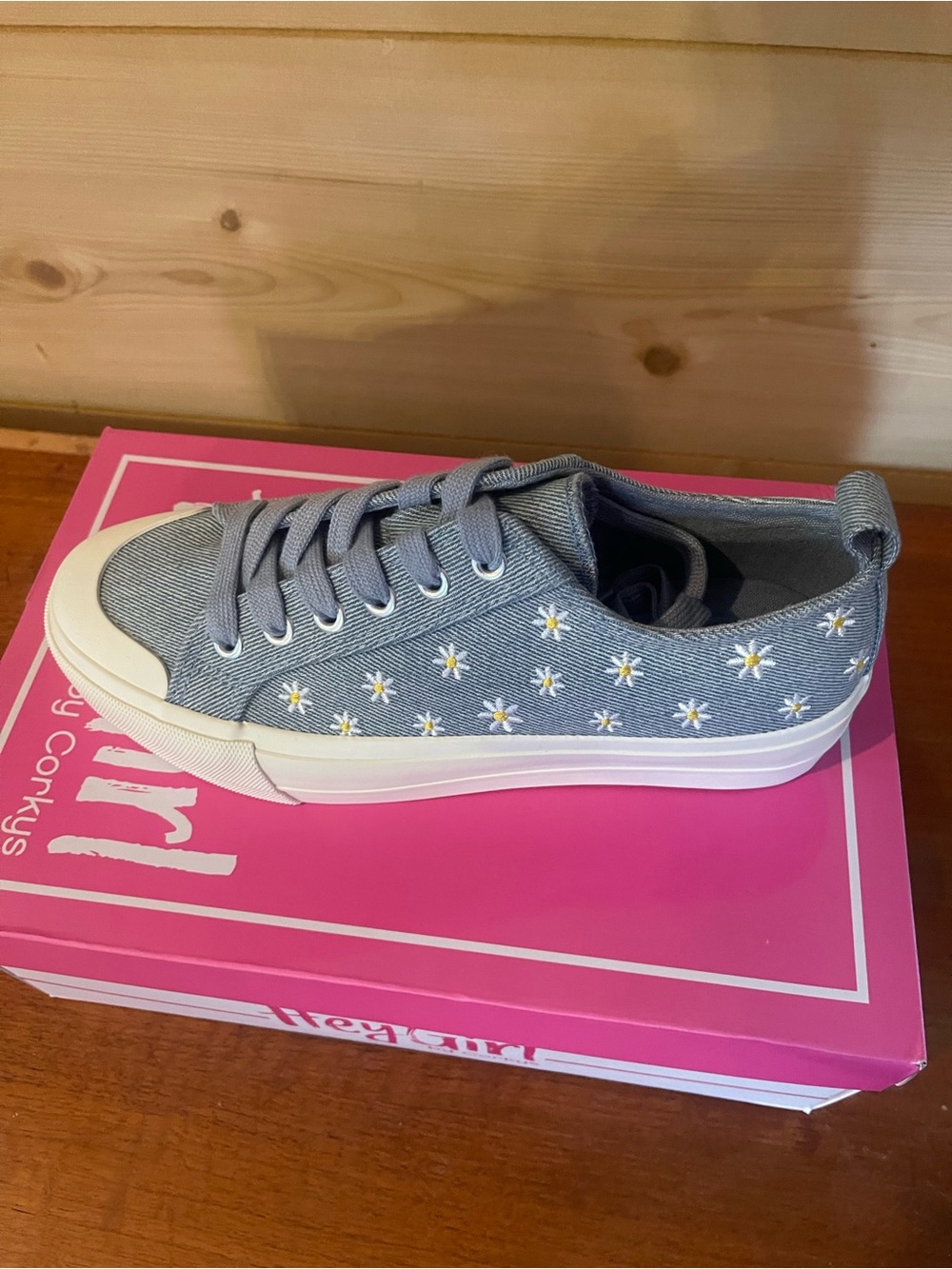 Women’s Hey Girl by Corky’s denim fashion sneakers
